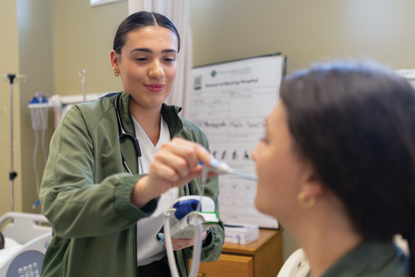 Students in Medical Classroom Setting