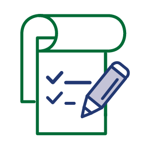 Icon of a checklist